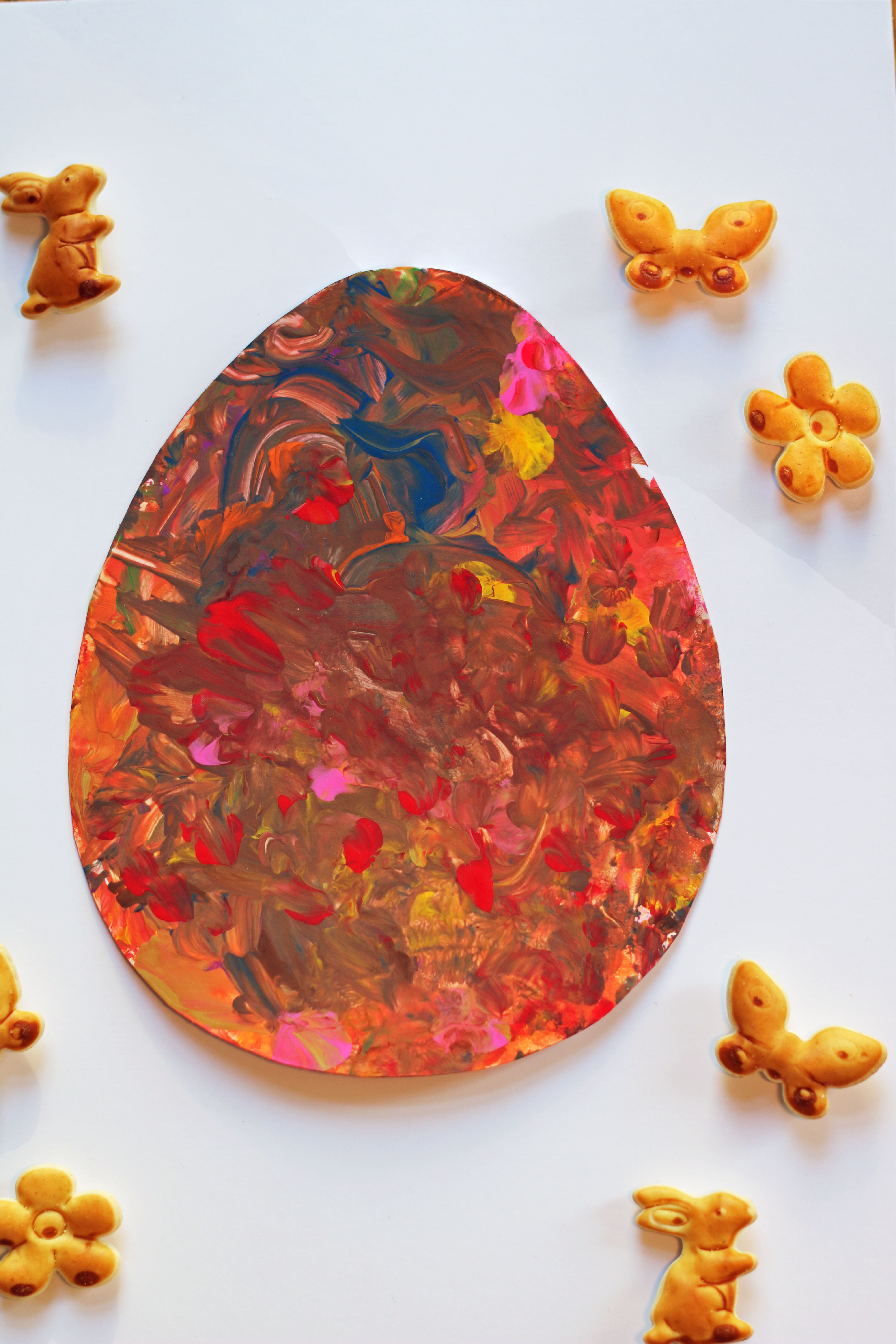 Ostern basteln 1 Jahr, 2 Jahre, Kleinkinder, einfach