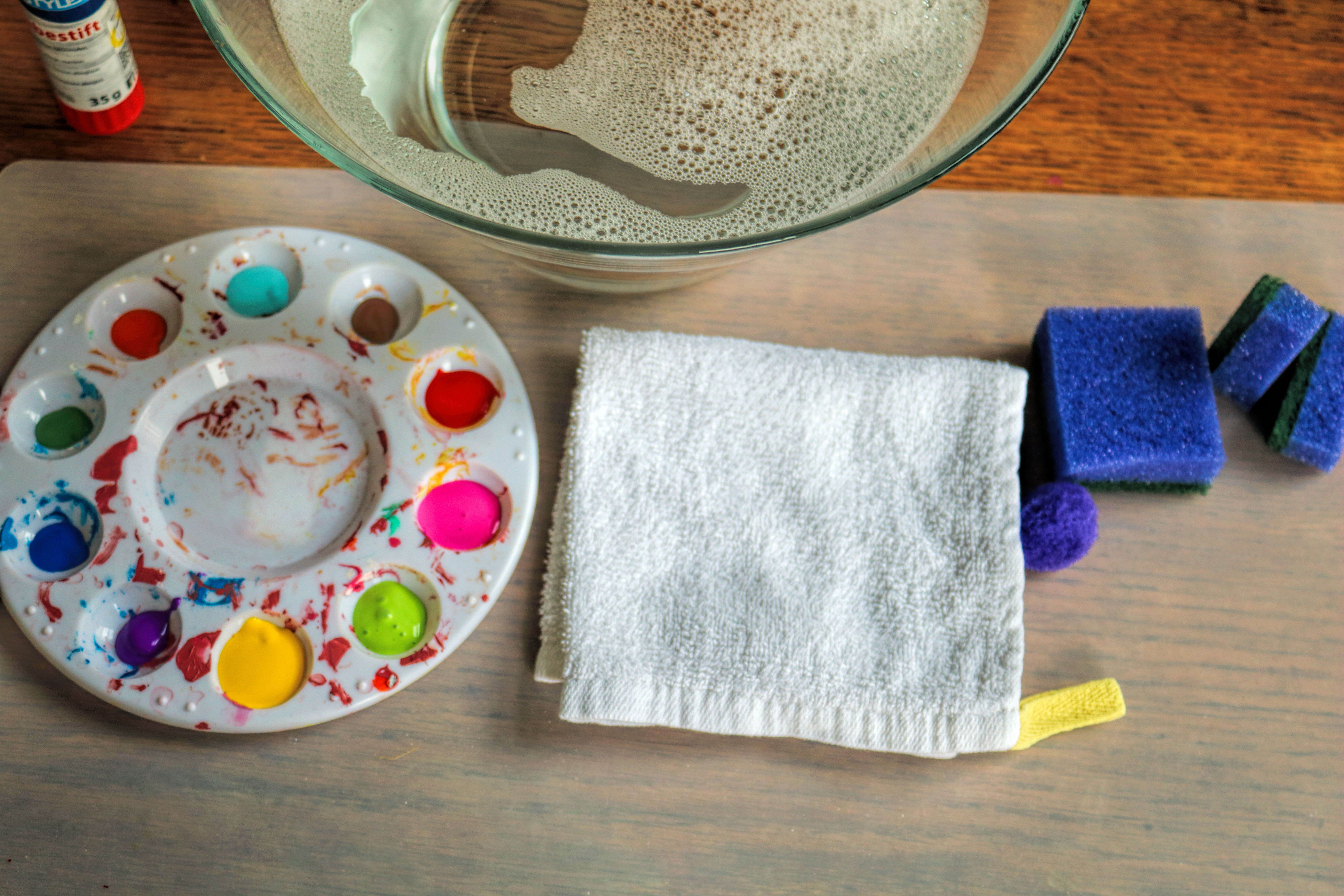 Bastelvorbereitung startklar basteln Kinder