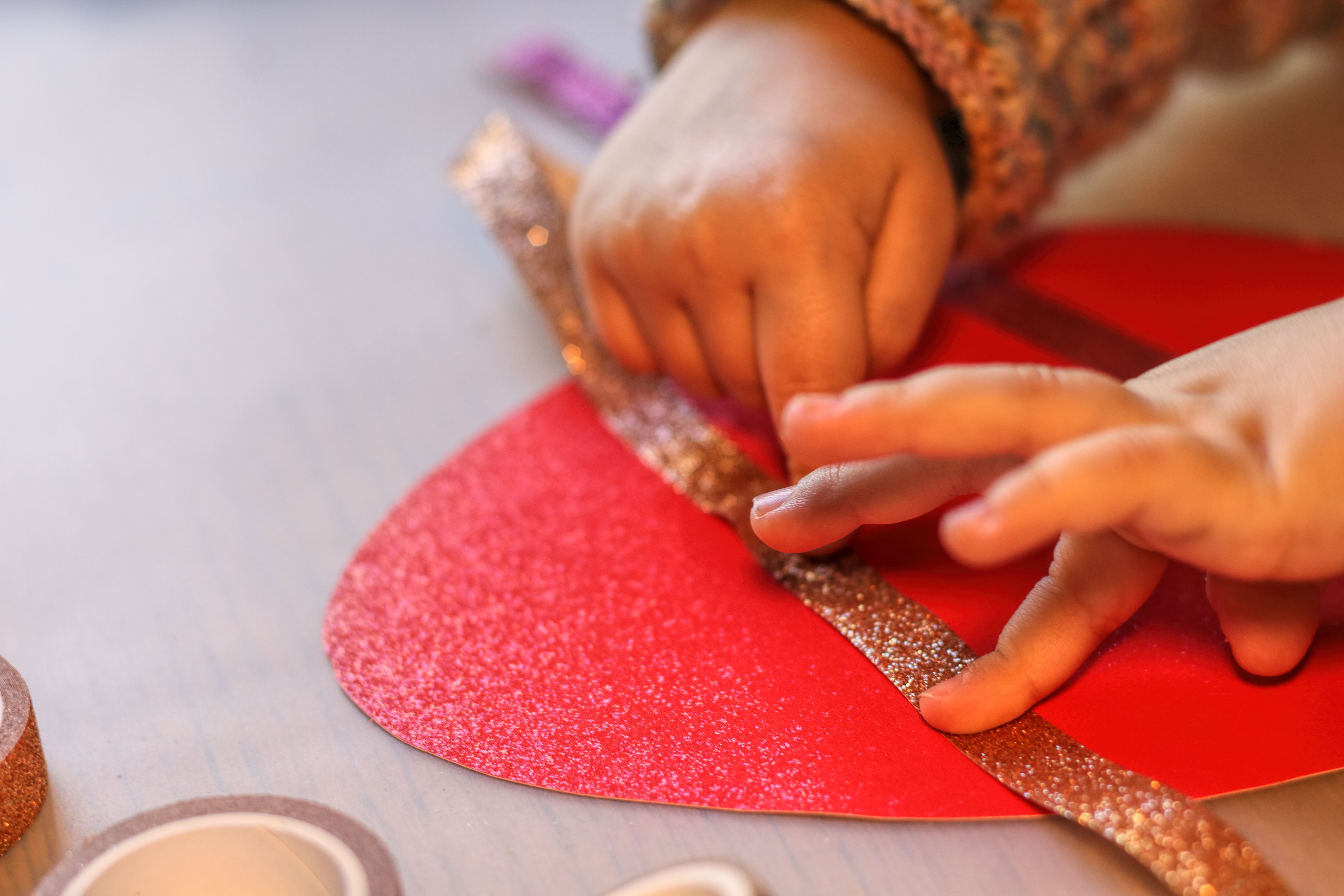 Osterei basteln Ostern Kleinkind u3 1 Jahr 2 Jahre Washi-Tape