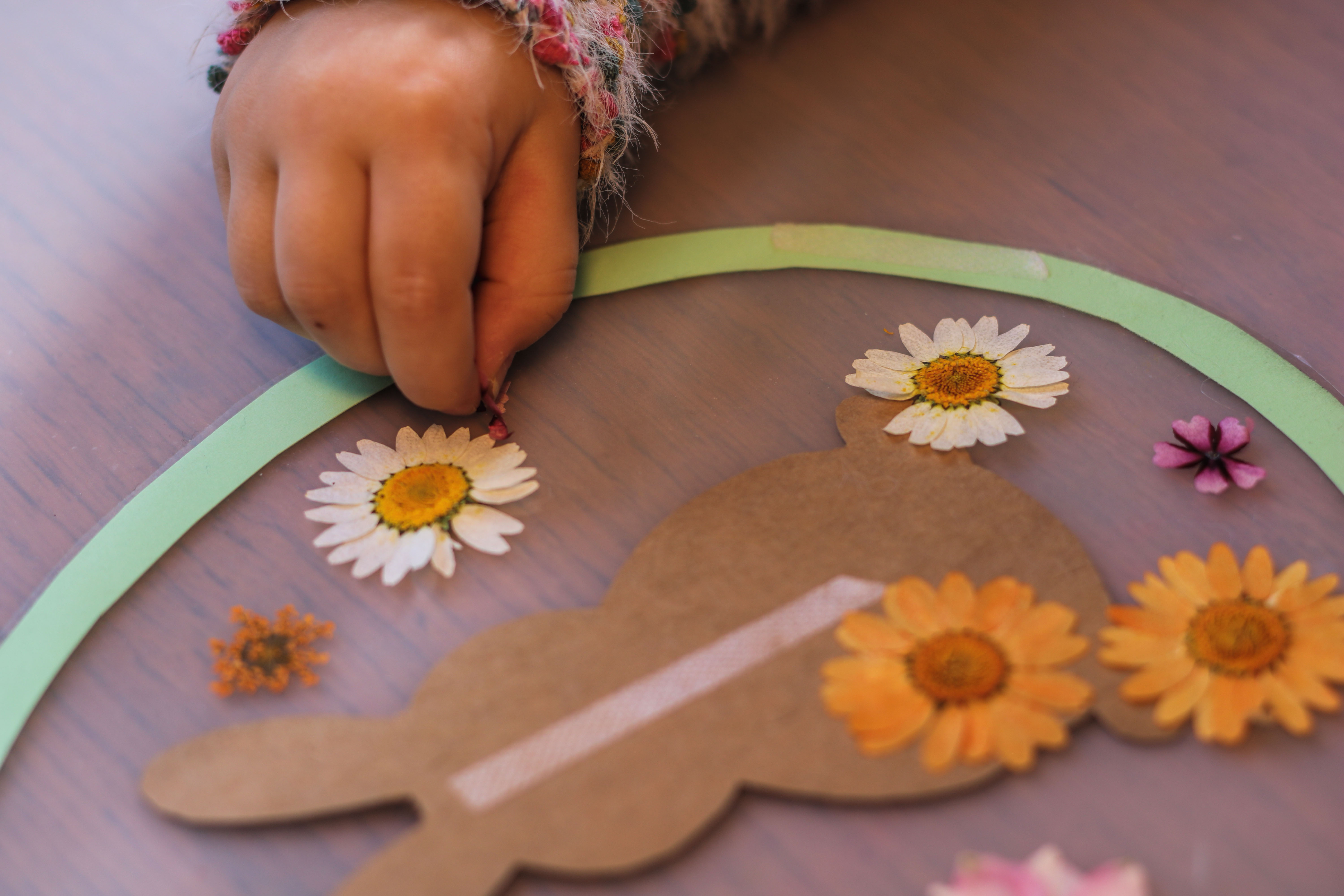 blumen fensterbild ostern kleinkind kleben u3